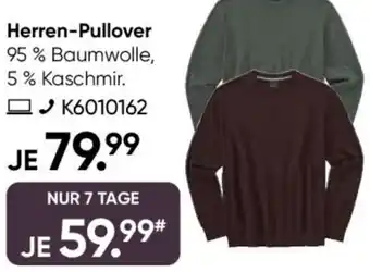 Galeria bugatti Herren-Pullover Angebot