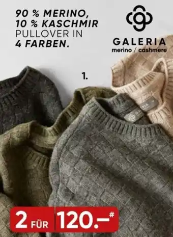 Galeria Herren-Rundhals-Pullover, Jacquard Angebot