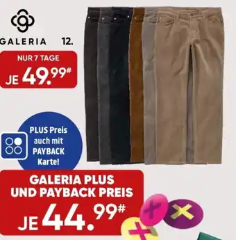 Galeria Herren Cordhose Angebot
