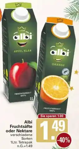 WEZ Albi Fruchtsäfte oder Nektare Angebot