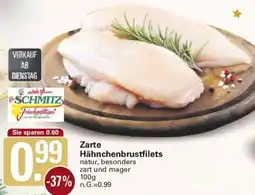 WEZ Schmitz Zarte Hähnchenbrustfilets Angebot
