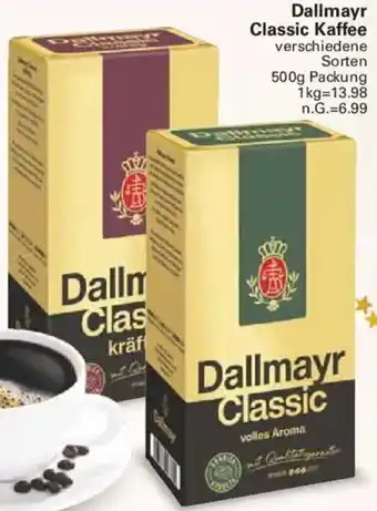 WEZ Dallmayr Classic Kaffee Angebot