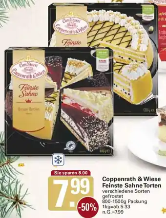 WEZ Coppenrath & Wiese Feinste Sahne Torten Angebot