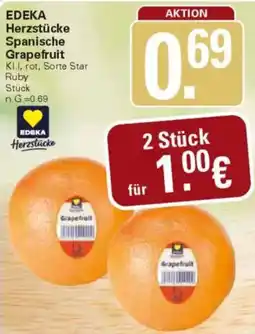 WEZ EDEKA Herzstücke Spanische Grapefruit Angebot