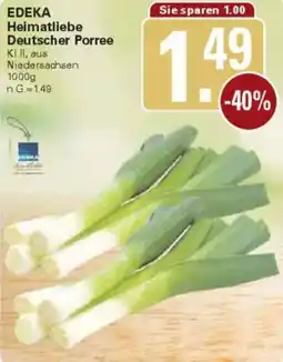 WEZ EDEKA Heimatliebe Deutscher Porree Angebot