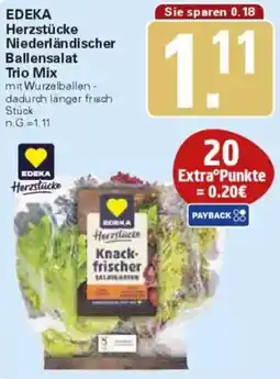 WEZ EDEKA Herzstücke Niederländischer Ballensalat Trio Mix Angebot
