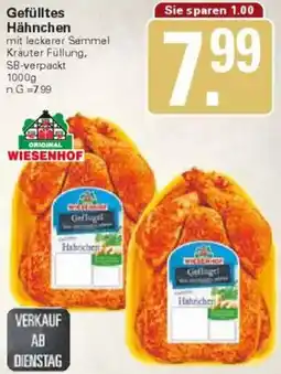 WEZ WIESENHOF Gefülltes Hähnchen Angebot