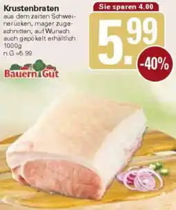 WEZ Bauern Gut Krustenbraten Angebot