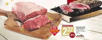 WEZ Bauern Gut Zartes Roastbeef oder Rumpsteak Angebot