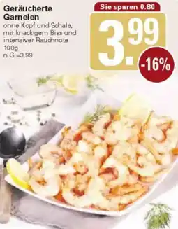 WEZ Geräucherte Garnelen Angebot