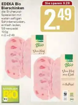 WEZ EDEKA Bio Bierschinken Angebot