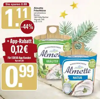WEZ Almette Frischkäse Angebot