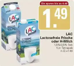WEZ LAC Lactosefreie Frische oder H-Milch Angebot