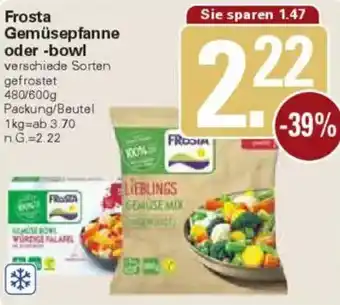 WEZ Frosta Gemüsepfanne oder -bowl Angebot