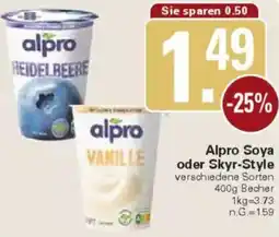 WEZ Alpro Soya oder Skyr-Style Angebot