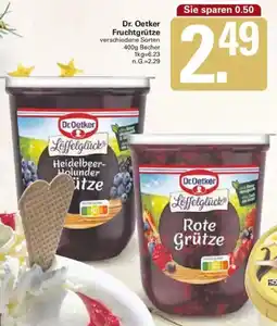WEZ Dr. Oetker Fruchtgrütze Angebot