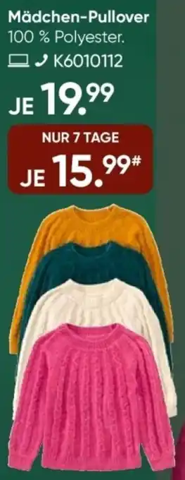 Galeria MANGUUN Mädchen-Pullover Angebot