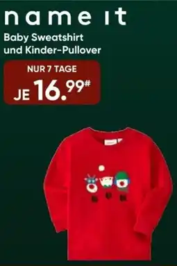 Galeria name it Baby Sweatshirt und Kinder-Pullover Angebot