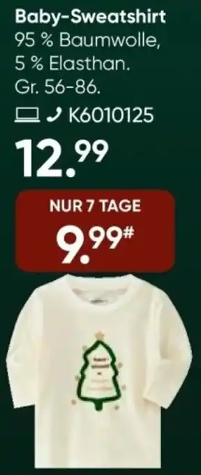 Galeria Baby-Sweatshirt Angebot