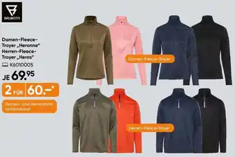 Galeria BRUNOTTI Damen oder Herren Fleece Troyer „Heronne/Heros" Angebot