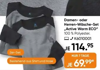 Galeria Damen oder Herren-Wäsche-Set „Active Warm ECO" Angebot