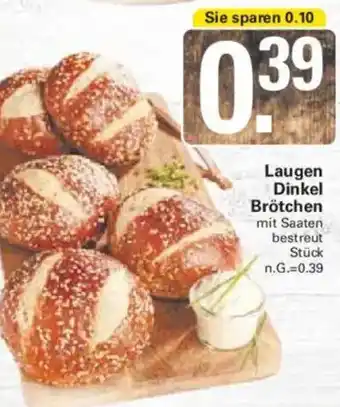 WEZ Laugen Dinkel Brötchen Angebot