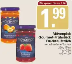 WEZ Mövenpick Gourmet-Frühstück Fruchtaufstrich Angebot