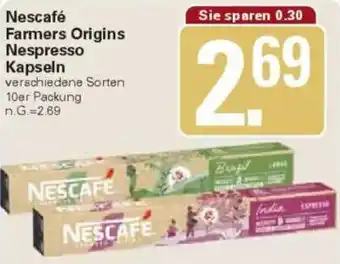WEZ Nescafé Farmers Origins Nespresso Kapseln Angebot