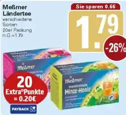 WEZ Meẞmer Ländertee Angebot