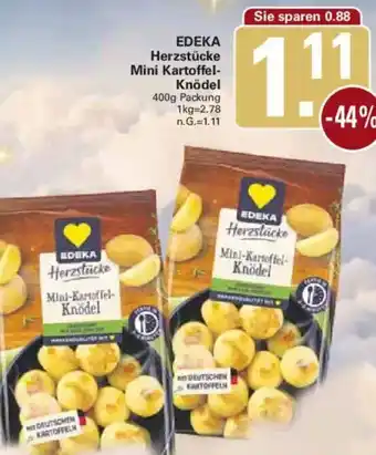 WEZ EDEKA Herzstücke Mini Kartoffel Knödel Angebot