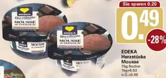 WEZ EDEKA Herzstücke Mousse Angebot