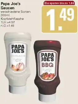 WEZ Papa Joe's Saucen Angebot