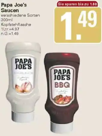 WEZ Papa Joe's Saucen Angebot