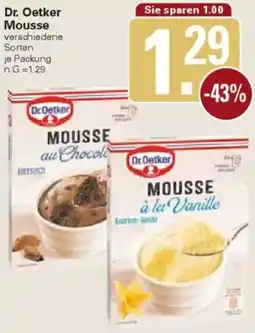 WEZ Dr. Oetker Mousse Angebot