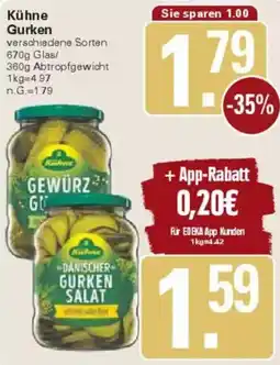 WEZ Kühne Gurken Angebot