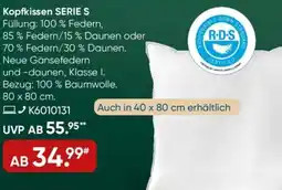 Galeria Billerbeck Kopfkissen SERIE S Angebot