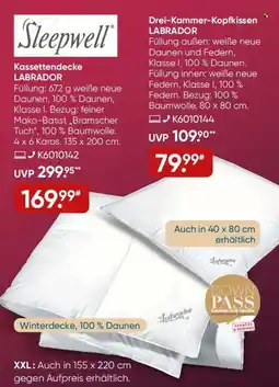 Galeria Sleepwell Kassettendecke LABRADOR Angebot