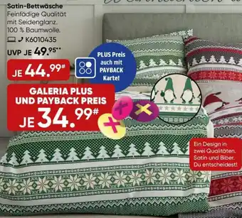 Galeria BIERBAUM Satin-Bettwäsche Angebot