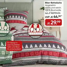 Galeria BIERBAUM Biber-Bettwäsche Angebot