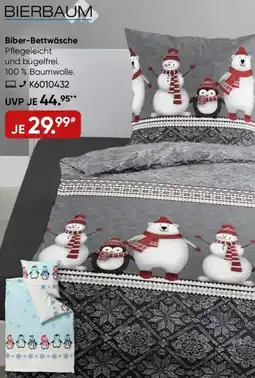 Galeria BIERBAUM Biber-Bettwäsche Angebot
