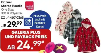 Galeria Flannel Sherpa Hoodie Angebot
