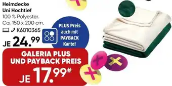 Galeria Heimdecke Uni Hochtief Angebot