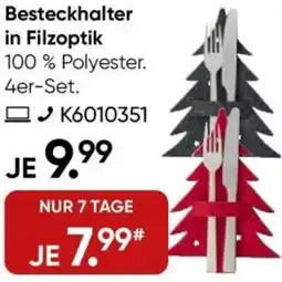 Galeria Besteckhalter in Filzoptik Angebot