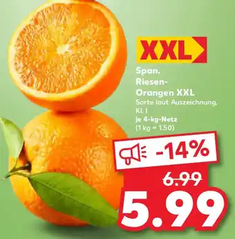 Kaufland Span. Riesen- Orangen XXL Angebot