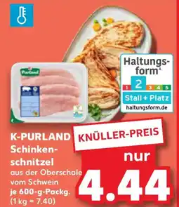 Kaufland K-PURLAND Schinkenschnitzel Angebot