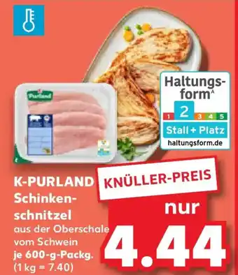 Kaufland K-PURLAND Schinkenschnitzel Angebot