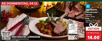 Kaufland DER GUSTO Lammkrone/- karree Angebot