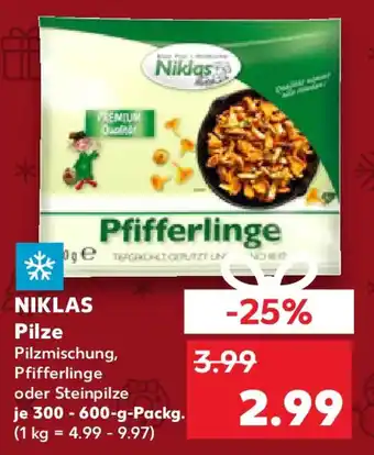 Kaufland NIKLAS Pilze Angebot