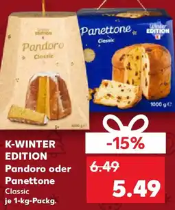 Kaufland K-WINTER EDITION Pandoro oder Panettone Angebot