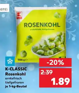 Kaufland K-CLASSIC Rosenkohl Angebot